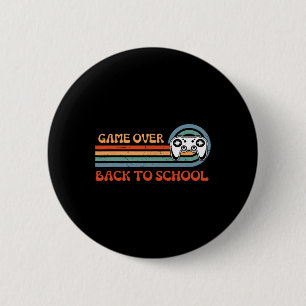 Chapa Redonda De 5 Cm Diversión de Regreso a la Escuela Juego Sobre Vide