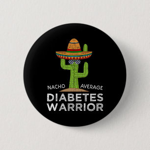 Chapa Redonda De 5 Cm Diversión Diabetic Awareness Support Diabetes Warr