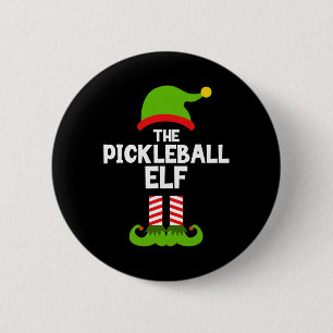 Chapa Redonda De 5 Cm Diversión El Elfo Picklebyll Navidad Pareo Familia