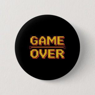 Chapa Redonda De 5 Cm Diversión nostalgia de los 80s Arcade Jugador Vide