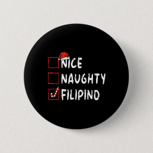 Chapa Redonda De 5 Cm Divertida Navidad Filipina Navidad Filipinas Xmas 