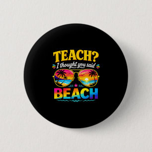 Chapa Redonda De 5 Cm Divertida vacación enseña pensamiento dijo playa m