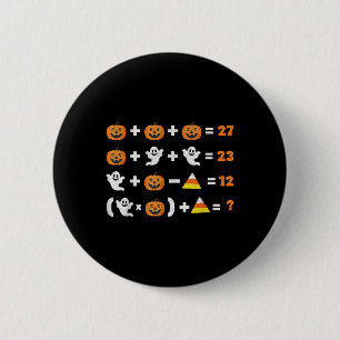 Chapa Redonda De 5 Cm Divertido 67 Meme Calabaza Fantasma Profesor de Ma