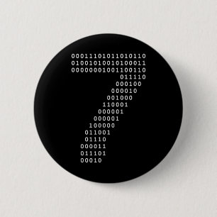 Chapa Redonda De 5 Cm Divertido 67 Meme Código Binario Tech Geek Digital