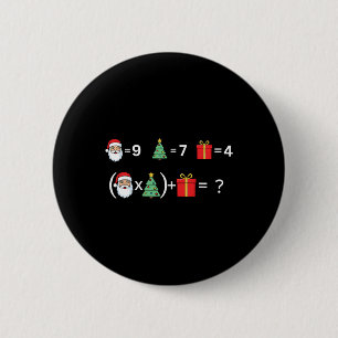 Chapa Redonda De 5 Cm Divertido 67 Meme Navidad Profesor de Matemáticas