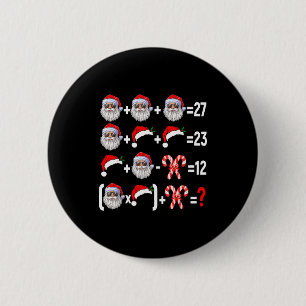 Chapa Redonda De 5 Cm Divertido 67 Meme Santa Árbol de Navidad Profesor
