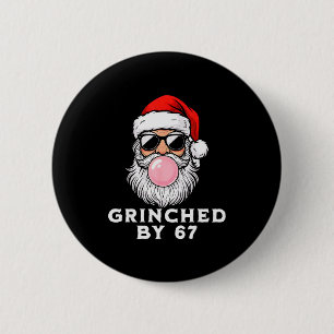 Chapa Redonda De 5 Cm Divertido 67 Seis Siete Navidad Meme Brainrot 67 E