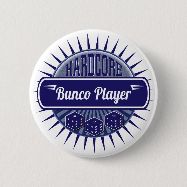 Chapa Redonda De 5 Cm Divertido Bunco Fiesta Dice Juego Noche (Anverso)