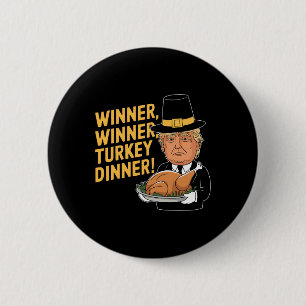 Chapa Redonda De 5 Cm Divertido Donald Trump Ganador Ganador Cena de Pav