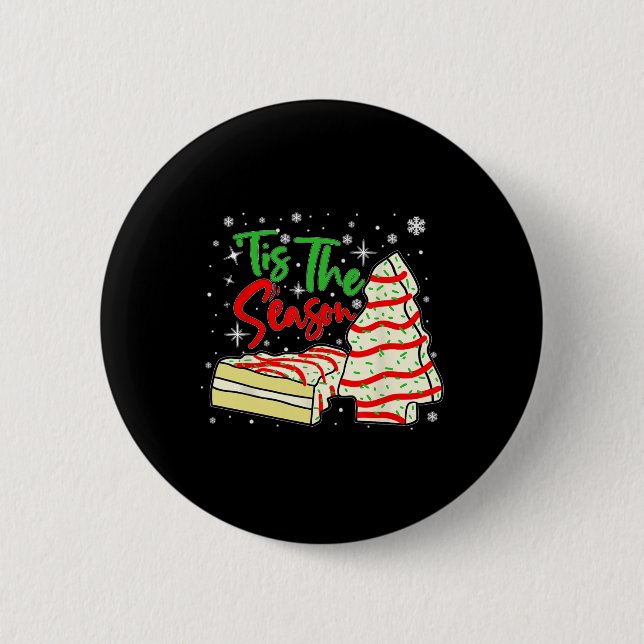 Chapa Redonda De 5 Cm Divertido Esto Es La Temporada Diseñar Pasteles De (Anverso)