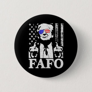 Chapa Redonda De 5 Cm Divertido Fafo Trump Fafo Americano Usa _6