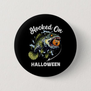 Chapa Redonda De 5 Cm Divertido Halloween Pesca Chicos Hombres Zombie B