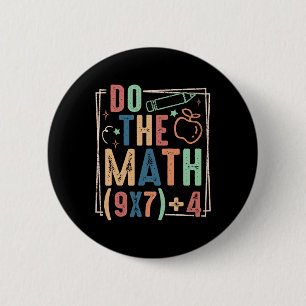 Chapa Redonda De 5 Cm Divertido Haz Las Matemáticas 67 Meme Seis Siete N