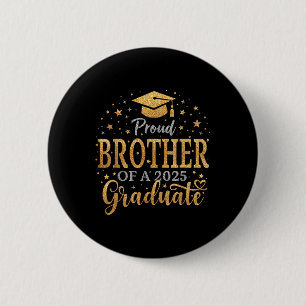 Chapa Redonda De 5 Cm Divertido Hermano Orgulloso De Un Graduado De Cl D