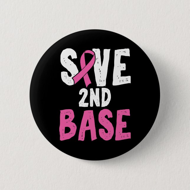 Chapa Redonda De 5 Cm Divertido Mes de Concienciación sobre el Cáncer de (Anverso)