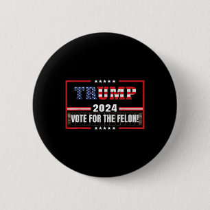 Chapa Redonda De 5 Cm Divertido partidario de Donald Trump 2024 Vota Por