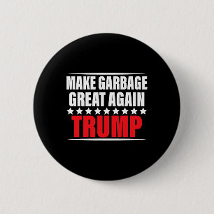 Chapa Redonda De 5 Cm Divertido Pro Trump Haz que Garge sea genial de nu
