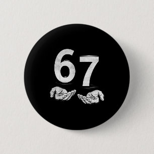 Chapa Redonda De 5 Cm Divertido Seis Siete 6 7 Meme Gen Alfa Argot 6 7 M