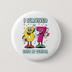 Chapa Redonda De 5 Cm Divertido Sobreviví 67 Días Escuela Meme Niños Mae