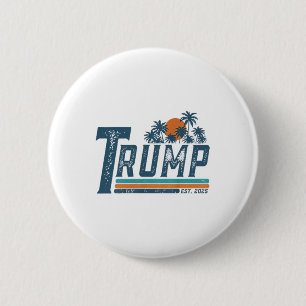 Chapa Redonda De 5 Cm Divertido Trump Shirt Golfo De Estados Unidos Est