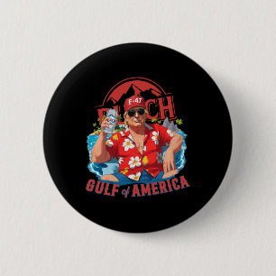 Chapa Redonda De 5 Cm Divertido Trump Shirt Gulf Of Us America Est 2025 