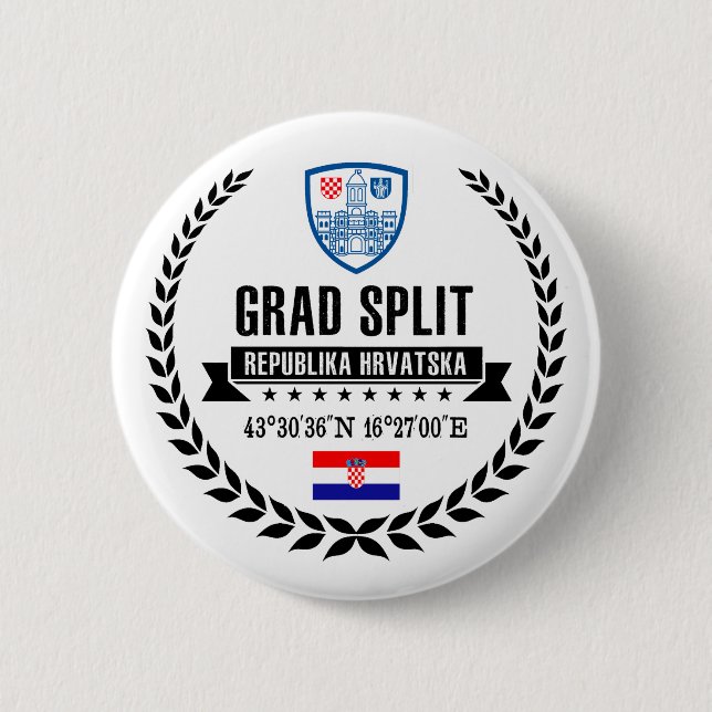 Chapa Redonda De 5 Cm Dividir (Anverso)