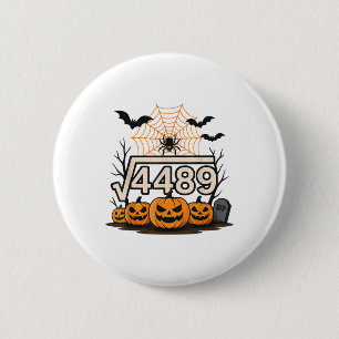 Chapa Redonda De 5 Cm Diviértete Halloween Raíz Cuadrada 4489 67 Meme Ma