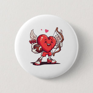 Chapa Redonda De 5 Cm Diviértete San Valentín Chico Chicas Cupido