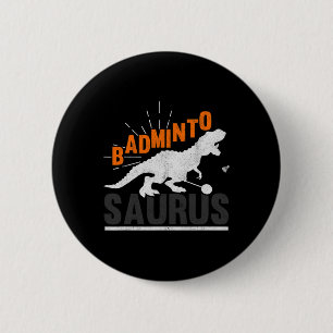 Chapa Redonda De 5 Cm Dminto Saurus Rex Birdie Shuttle Dinosaur Dminton 