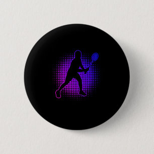 Chapa Redonda De 5 Cm Dminton Player Dminton Transbordador de squash fem