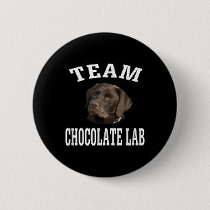 Chapa Redonda De 5 Cm Dog Lover   Recuperador de chocolate por equipo