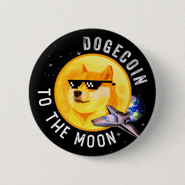 Chapa Redonda De 5 Cm Dogecoin Al Meme De Criptomoneda Gracioso De La Lu