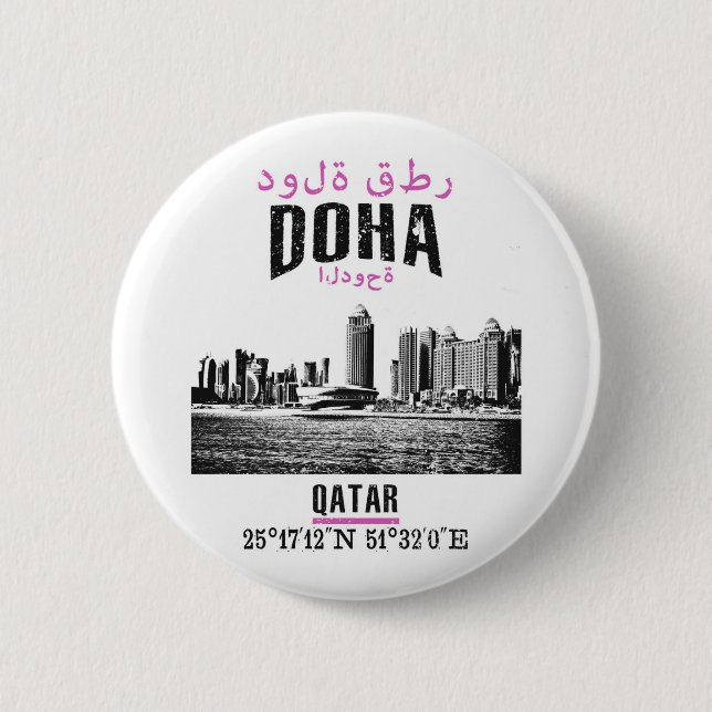 Chapa Redonda De 5 Cm Doha (Anverso)
