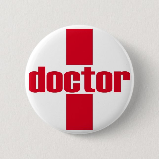 Chapa Redonda De 5 Cm doktor (Anverso)