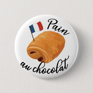 Chapa Redonda De 5 Cm Dolor Au Chocolat - Divertida pastelería francesa