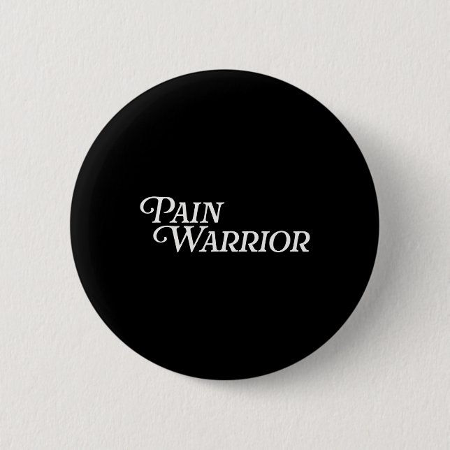 Chapa Redonda De 5 Cm Dolor Guerrero Crps Conciencia Mes Rsd Enfermedad  (Anverso)