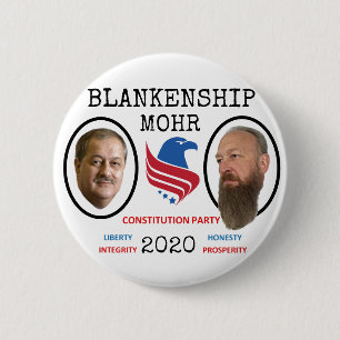 Chapa Redonda De 5 Cm Don Blankenship para Presidente 2020