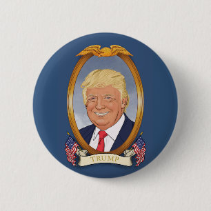 Chapa Redonda De 5 Cm Donald J. Trump