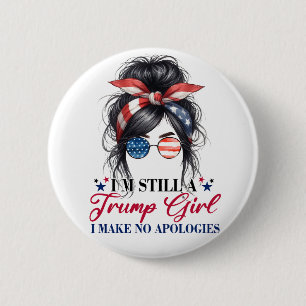 Chapa Redonda De 5 Cm Donald Trump