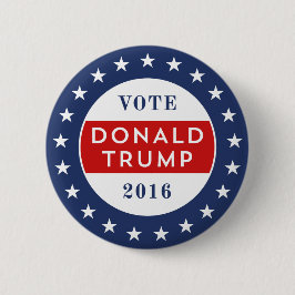 Chapa Redonda De 5 Cm Donald Trump 2016