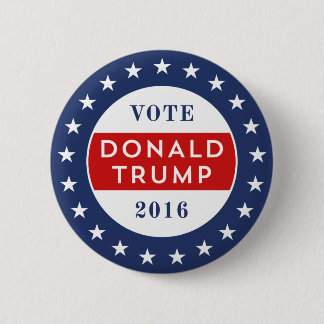 Chapa Redonda De 5 Cm Donald Trump 2016