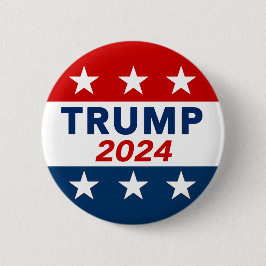 Chapa Redonda De 5 Cm Donald Trump 2024 Button