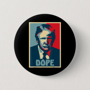Chapa Redonda De 5 Cm Donald Trump Droga Elección Diversión Presidente E