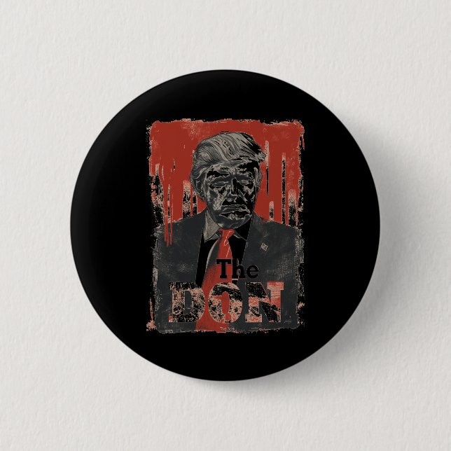 Chapa Redonda De 5 Cm Donald Trump "el don" 2024 (Anverso)