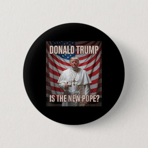 Chapa Redonda De 5 Cm Donald Trump es el nuevo Papa