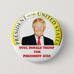 Chapa Redonda De 5 Cm Donald TRUMP-for President of USA_