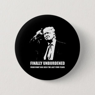 Chapa Redonda De 5 Cm Donald Trump Gana - Finalmente Sin Carga De La Ley