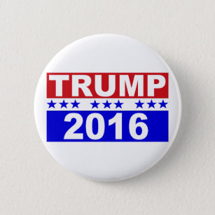 Chapa Redonda De 5 Cm Donald Trump para el presidente 2016