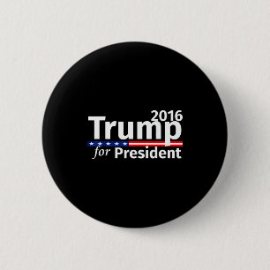 Chapa Redonda De 5 Cm Donald trump presidente 2016 republicano Donald