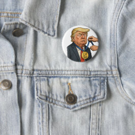Chapa Redonda De 5 Cm Donald Trump recibe el premio Nobel de la Paz